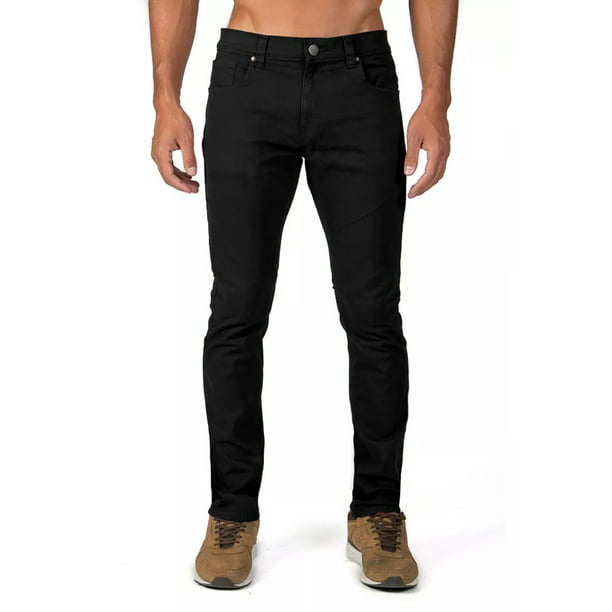 Pantalón De Gabardina Negra Stretch Para Hombre Slim Fit Opp´s Jeans Opps  Jeans Gabardina Hombre Negro