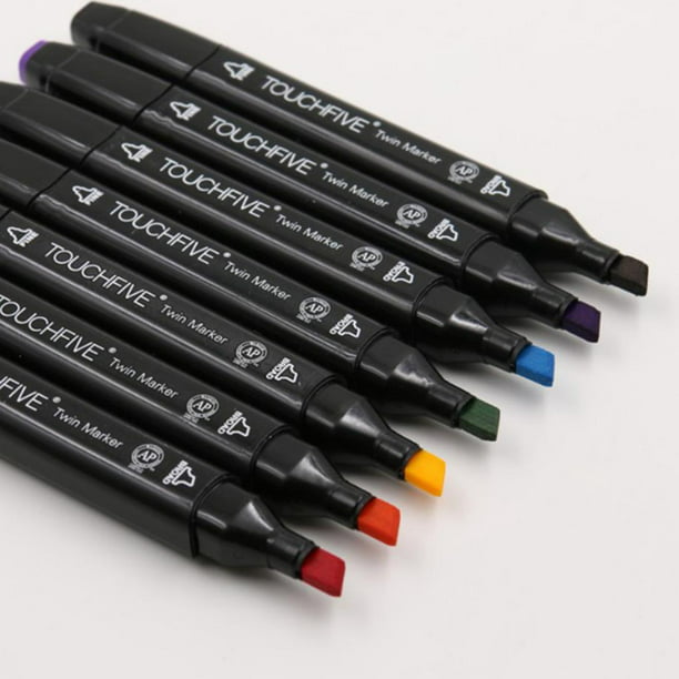 Rotuladores permanentes de pintura negra, 8 marcadores de pintura a base de  aceite para neumáticos, madera, rocas, metal, lona, plástico, superficie