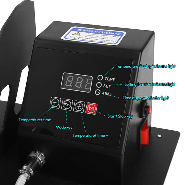  Gowe Digital taza/taza prensa de calor/sublimación máquina taza  foto transferencia de calor máquina para tazas rápido : Arte y Manualidades