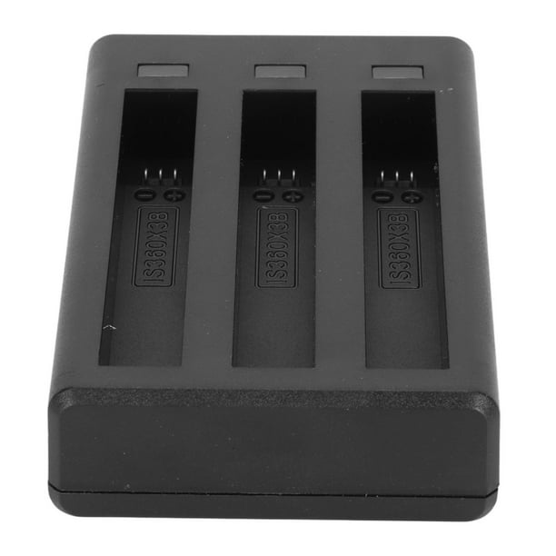 Paquete de 2 baterías para cámara Insta360 X3, estación de cargador de  batería de 3 canales para Insta 360 X3