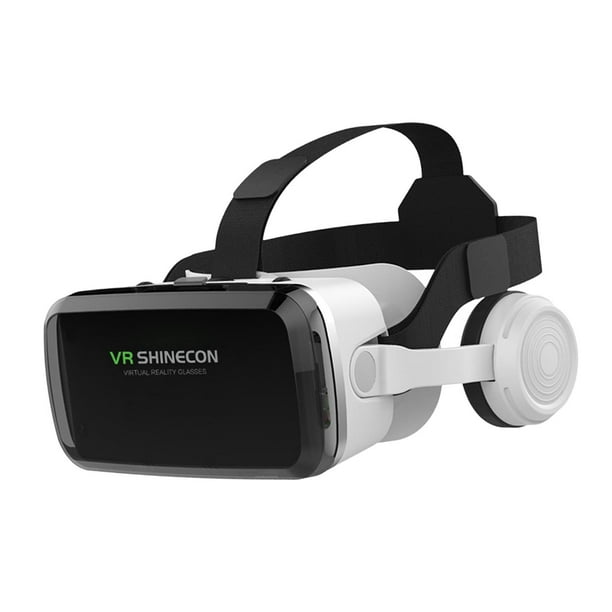 Vr ar 360 cartón de gafas de realidad virtual para teléfono móvil aislado  sobre fondo blanco dispositivo para ver películas para viajes y  entretenimiento en espacio 3d