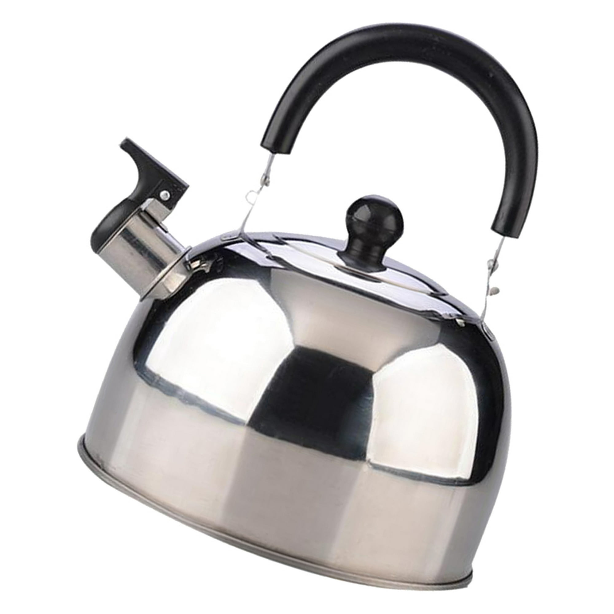 Luxshiny Hervidor de té silbante de acero inoxidable para hervir agua,  tetera silbante, hervidor de agua caliente para la cocina del hogar, jarra  de