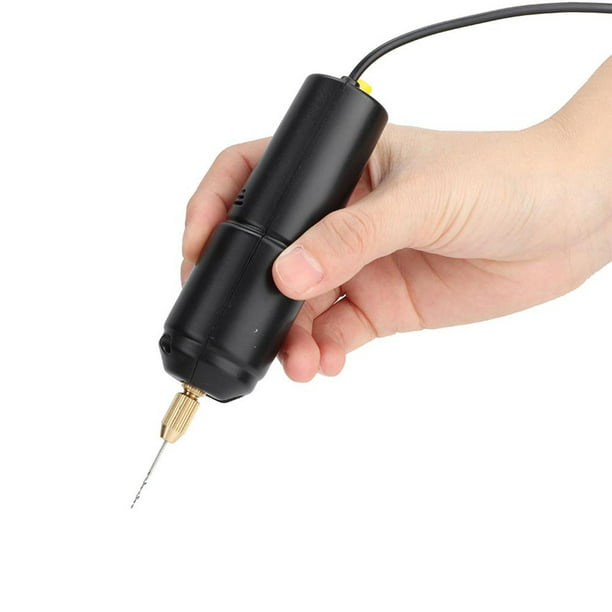 Mini taladro de mano eléctrico, herramientas de joyería, taladro USB para  manualidades de madera DIY, joyería DIY sin partes Zulema Mini taladro  eléctrico