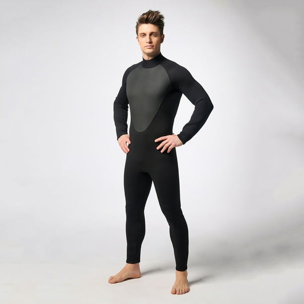 Chaqueta de neopreno para hombres y mujeres, 2 mm de neopreno con  cremallera frontal de manga larga, para surf, natación, buceo, trajes  mojados