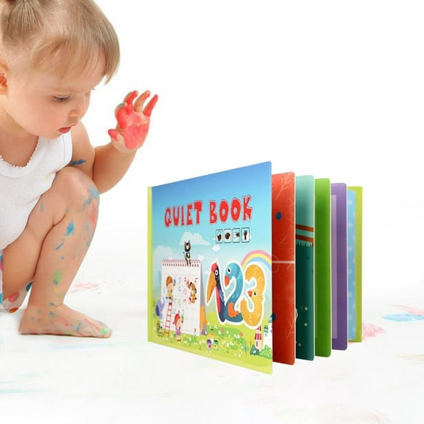 Libro Tranquilo, Juguete para Bebés y Niños Pequeños, Libro Sensorial,  Juguete para 1 Año MiniMoms -  México