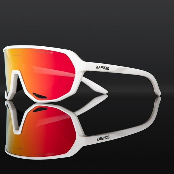 Kapvoe-gafas de sol polarizadas UV400 para ciclismo, lentes