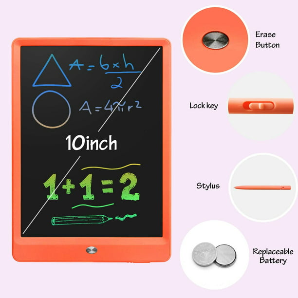 Juguete Regalo para Niñas de 3 a 7 Años, 10 pulgadas LCD Tableta