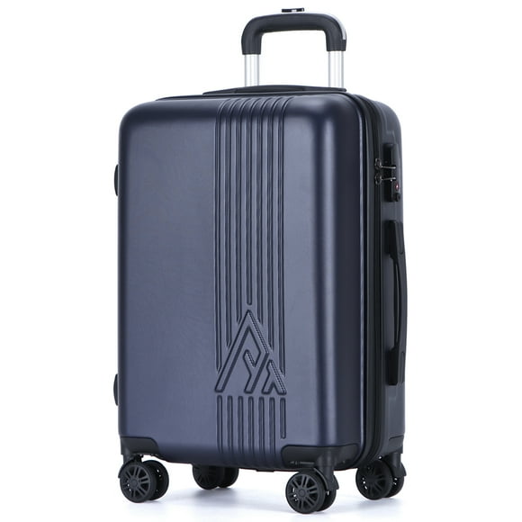 maleta de viaje carryon de mano cabina 20 10 kg abs doble calibre candado de alta seguridad tsa lock azul