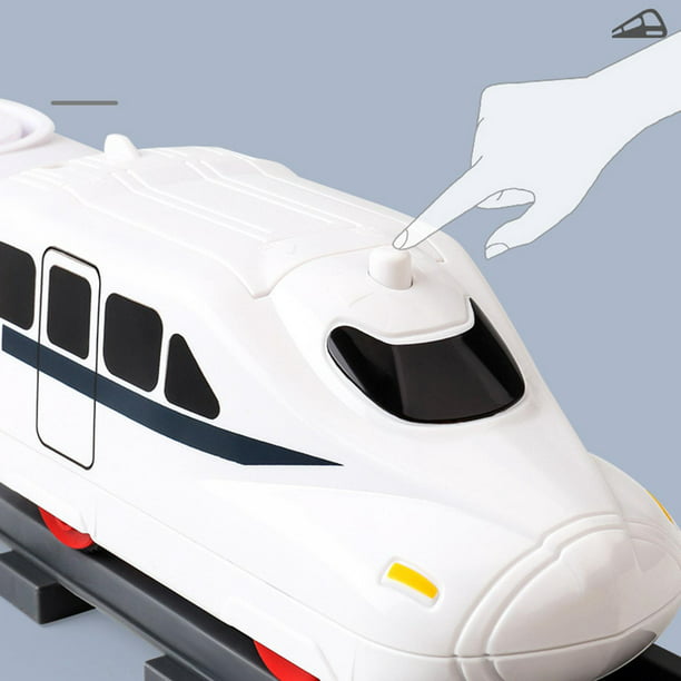 Juguetes de tren con Educación con tren Modelo Juguetes Ferrocarriles  Colliage Colliage Carruaje DIY Tren Set Electric Tren Set para Nav Baoblaze  Tren electrico