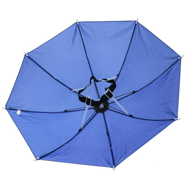 5 uds protector solar para exteriores Anti-lluvia banda elástica cabeza  paraguas sombrero (azul real Likrtyny Oficina Multiescena Multifunción