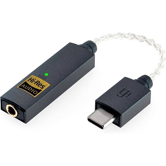 ifi go link tipo usbdac cable amplificador de auriculares 32bit384khz pcm dsd256 compatible con audio de alta resolución ifi go link