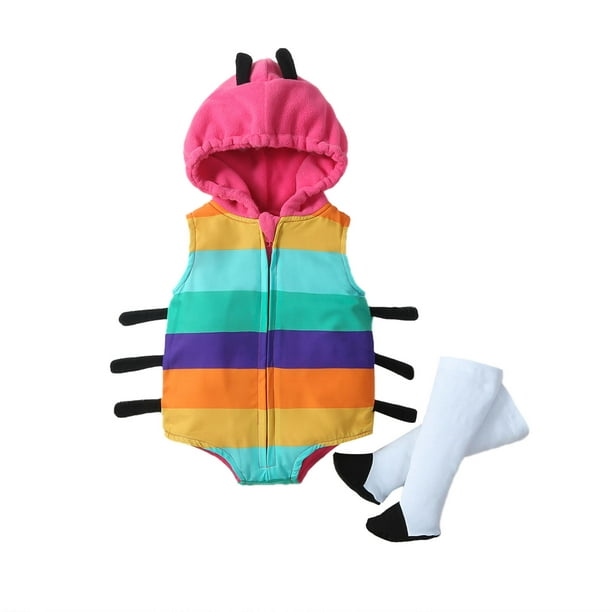 Gibobby Mamelucos para bebe niña Conjunto de calentador de piernas para  niños y niñas, disfraz de animal, forro polar de invierno(Rosa, 6-12 Meses)