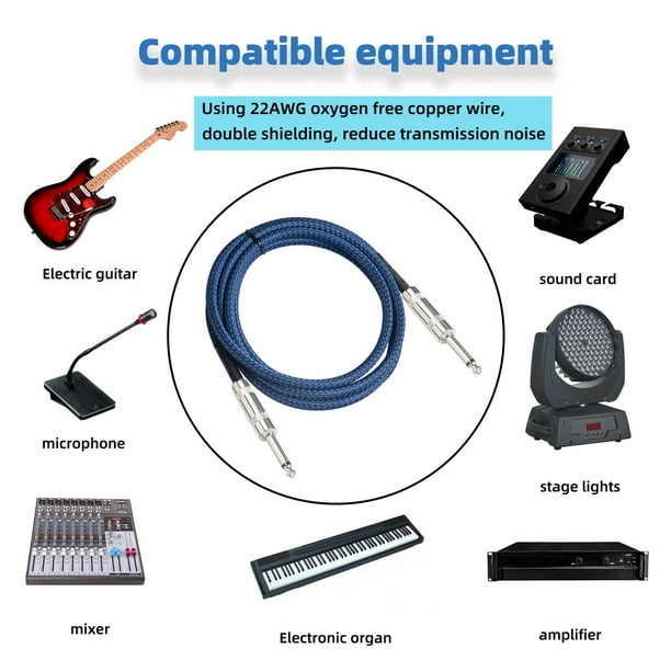 Cable Jack guitarra macho, Guitar Jack Cable Amp