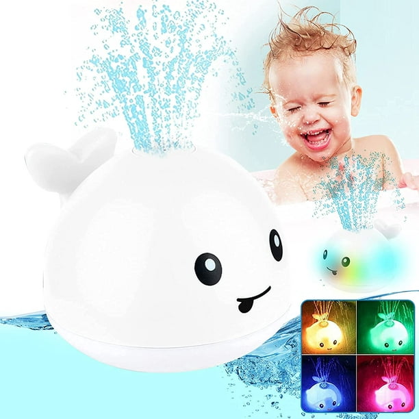 Juguetes de baño para bebés, juguete de piscina con luz LED para niños  pequeños, juguetes de inducci JAMW Sencillez