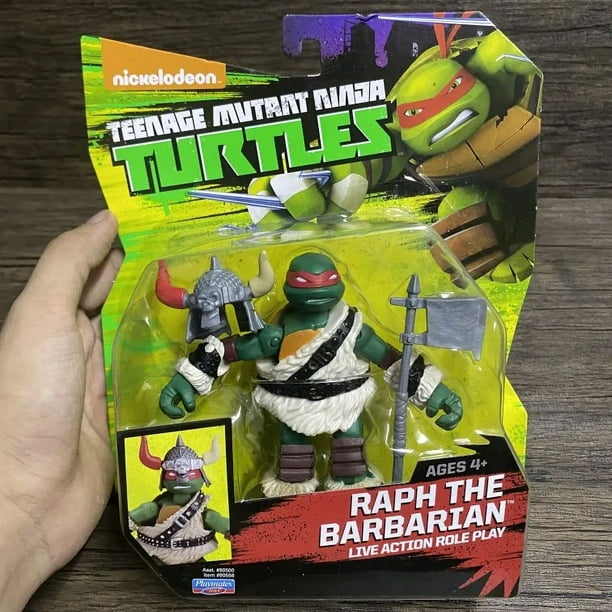Figura de acción de tortuga Ninja mutante adolescente, juguetes TMNT,  modelo de colección de Anime de PVC, decoración de muñeca, regalos de  cumpleaños para niños Fivean unisex