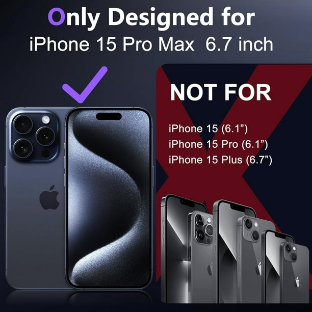 Para iPhone 15 Pro Max Terminator a prueba de golpes Funda