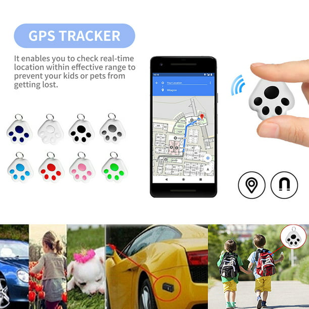 Buscadores de llaves, paquete de 4 rastreadores Bluetooth, localizador de  artículos, dispositivo de seguimiento GPS, control de aplicación compatible