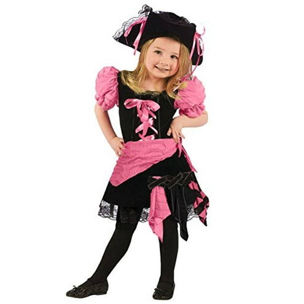 Disfraz de Pirata con Falda Multicolor para Niña