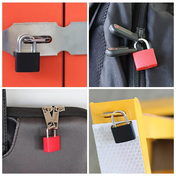 12 candados de maleta con llaves, cerraduras de equipaje pequeñas, candados  de metal, candados de equipaje, mini candado multicolor con llave para