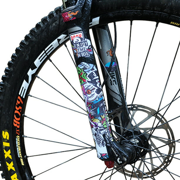 Pegatinas de protección de marco de horquilla delantera de bicicleta MTB,  pegatina reutilizable resistente a los arañazos Tmvgtek Para estrenar