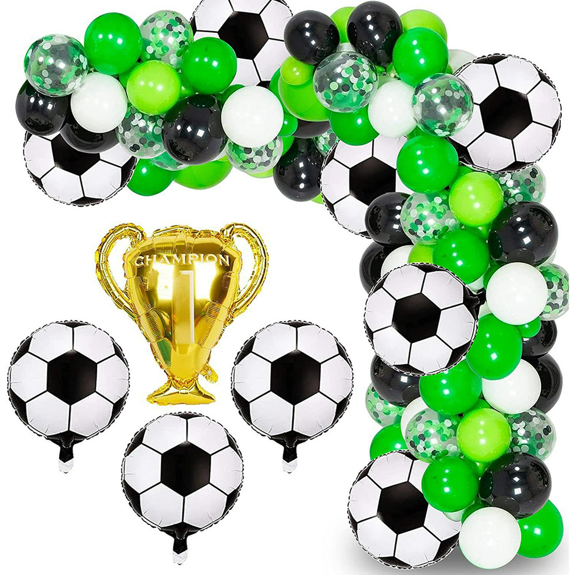 Guirnalda de arco de globos deportivos, kit de guirnalda de globos con  temática de bola, globos de papel de aluminio para deportes, juegos de  fiesta