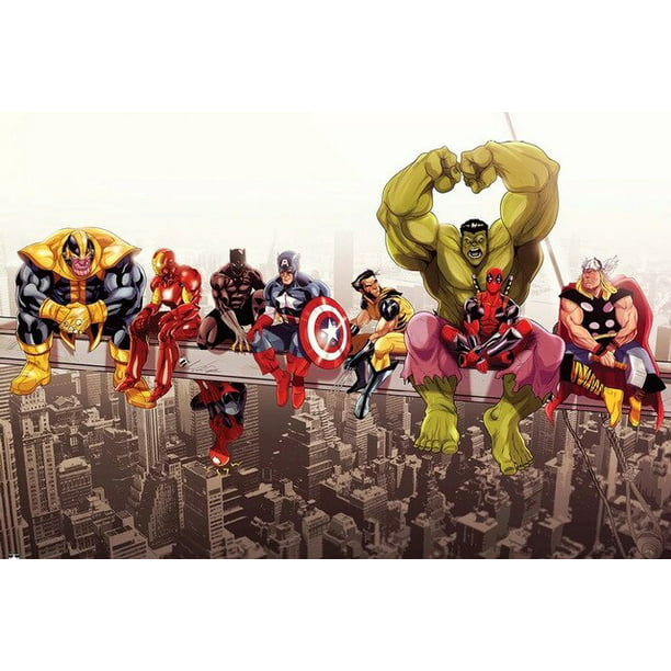 Marvel Superhero Avengers Movie Canvas Painting Wall Art Iron Man