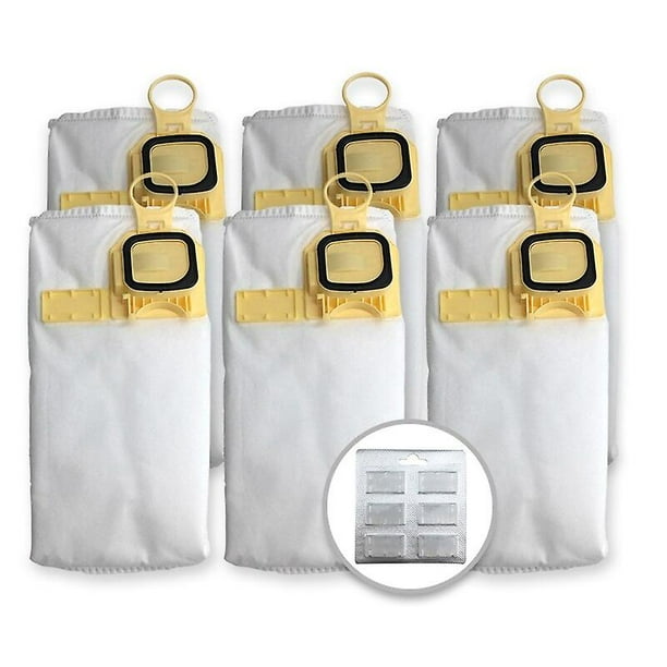 6 bolsas de polvo de tela para piezas de aspiradora Vorwerk Kobold Vk140  Fp140 Vk150