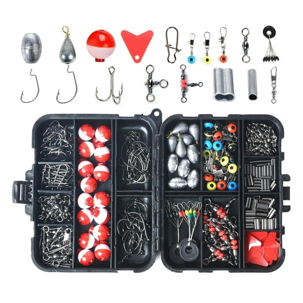 Kit de accesorios de pesca de 264 piezas / caja que incluye