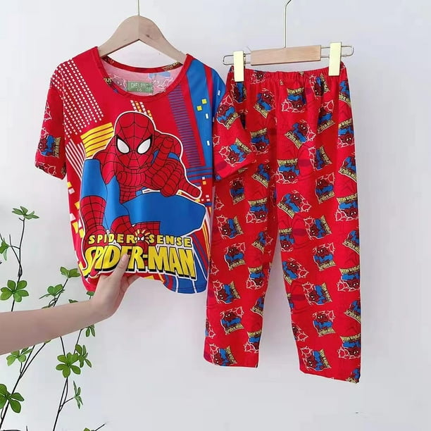 Marvel Conjunto de pijama Spiderman para niño