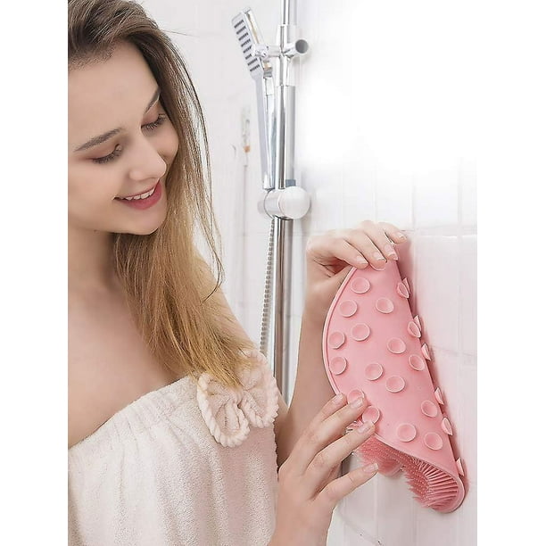 Depurador de pies de ducha, cepillo de fregado de masaje de pies de ducha  con cerdas fuertes antideslizantes y suaves para un cuidado de pies limpio  profundo mejora la circulación exfoliante