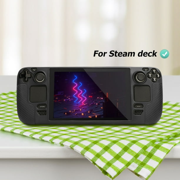 Funda protectora de silicona para consola de juegos Steam Deck (negro)  Likrtyny Para estrenar