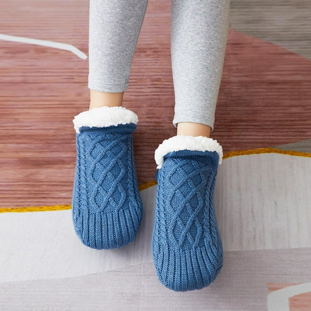 Calcetines de invierno para mujer de 2 piezas, calcetines cómodos antideslizantes pa BLESIY calcetines calientes de invierno para mujer | Bodega Aurrera en línea