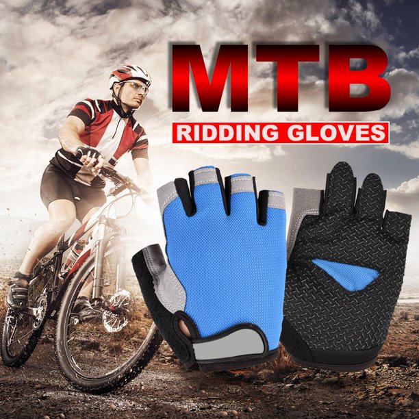 Guantes Ciclismo Medio Dedo Verano Deportes para Hombre Mujer (XL) Blanco  JShteea Accesorios para bicicletas