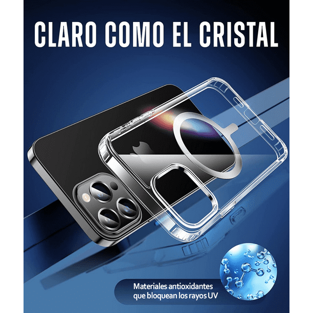 Compre Carcasa Dura De Pc Tpu Clara Para Iphone 14 Pro Max, Para