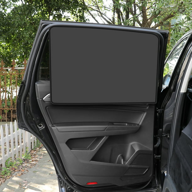 Parasol magnético para ventana lateral de coche cortina de protección de  Ehuebsd verano para parte delantera y trasera accesorios para coche color  negro 4 piezas