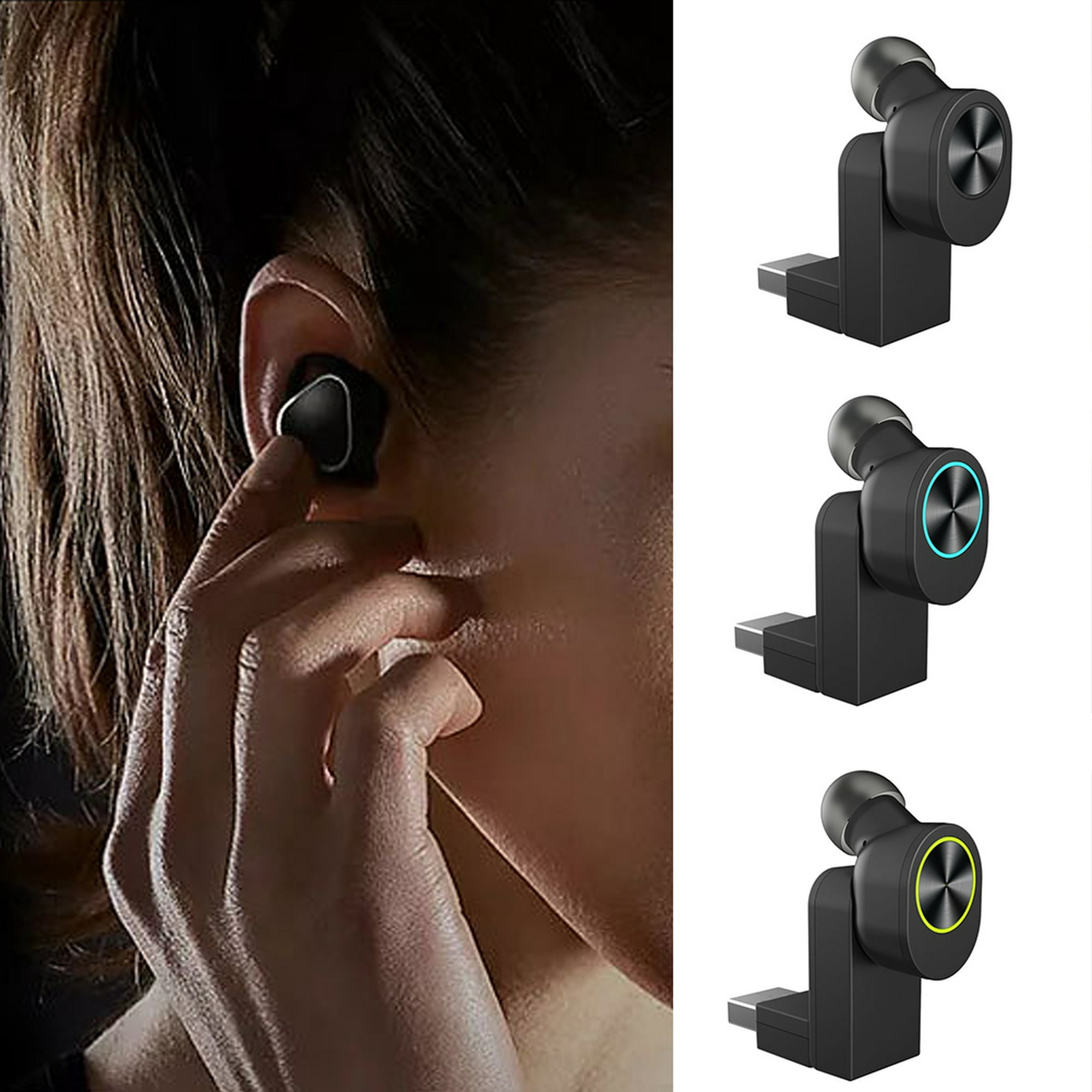 Twowood auricular Inalámbrico magnético Bluetooth-Compatible con Auriculares  4.1 Auriculares para Auriculares para iPhone Samsung