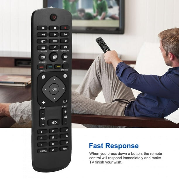 Mando a distancia de TV, reemplazo universal de control remoto para Philips  HOF16H303GPD24, control remoto de televisión de larga distancia para