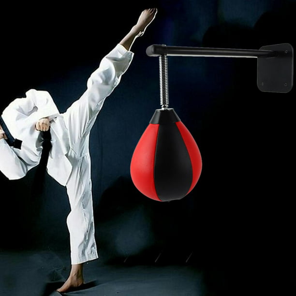 Soporte para saco de boxeo de acero ajustable en altura, soporte de boxeo  para saco de arena y bolsa de velocidad, equipo de entrenamiento de boxeo  de