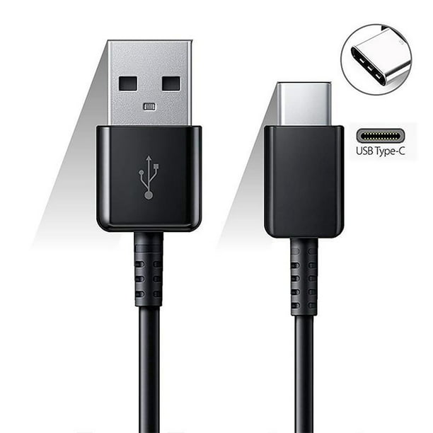 Cable USB C de 15W Carga Rápida para S8, S9, S10, A30, A50 Genéricos Tipo C