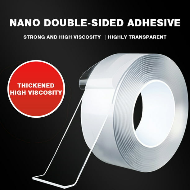 1pc Cinta Doble Cara Nano Tiras Adhesivas Transparentes Alta - Temu