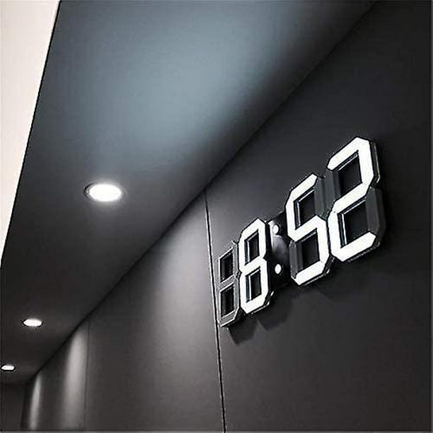 Reloj Redondo Moderno 3d De Pared Con Pantalla Led Digital.