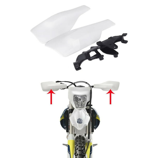 Paramanos Moto, Manillar Motocross Aluminio Universal para Dirt Bike ATV  Quad Pocket Bike Ciclomotor DYNWAVEMX Protectores de manos para  motocicletas