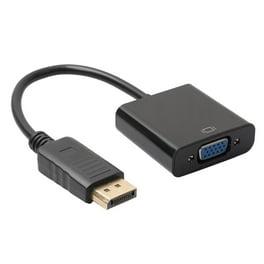  Rankie Adaptador DisplayPort (DP) a HDMI, convertidor listo  para resolución 4K con audio (negro) : Electrónica