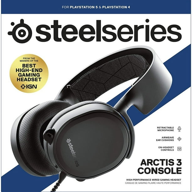 Auriculares Ps5 Steelseries Arctis 1 Inalambrico Negro Color Black