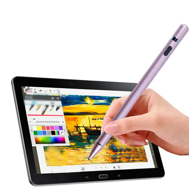  Lápiz óptico para pantallas táctiles, lápiz digital activo de  punta fina compatible con iPhone, iPad y otras tabletas : Celulares y  Accesorios