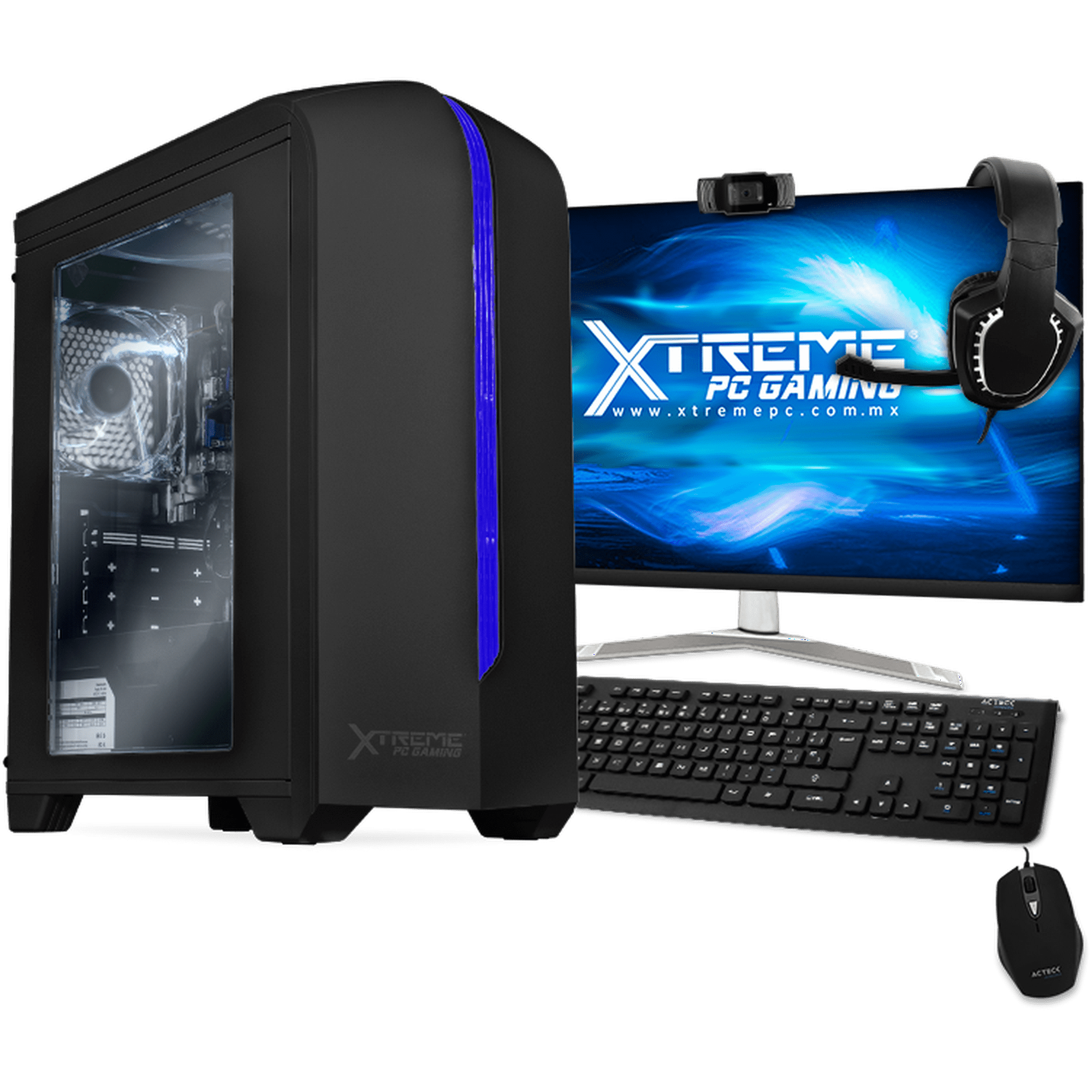 Xtreme Pc Gaming Con Procesador Intel Core I5 10400 8gb Ram Ssd Monitor De 23 8 Y Cámara Web