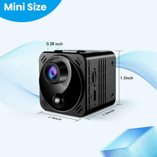 Mini Camara Espia Micro Oculta De Seguridad Video FULL HD 1080P Vision  Nocturna