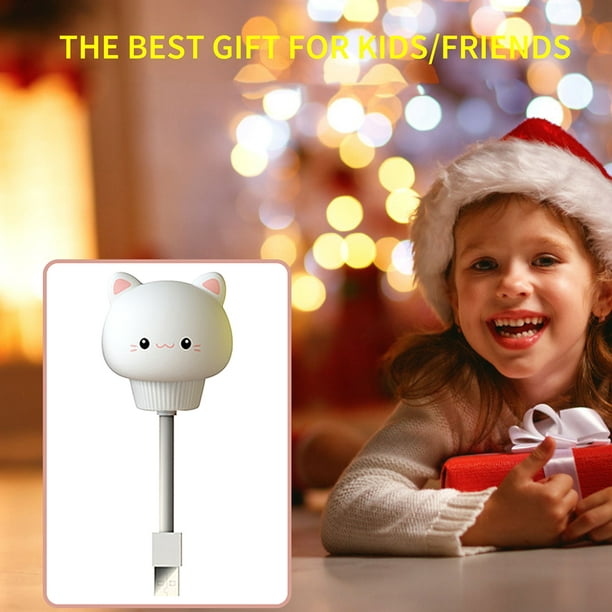 Luz LED nocturna con USB, lámpara de noche de dibujos animados con Control  remoto de oso para decoración de dormitorio de bebé y niño, lámpara de noche,  regalo de Navidad – Los