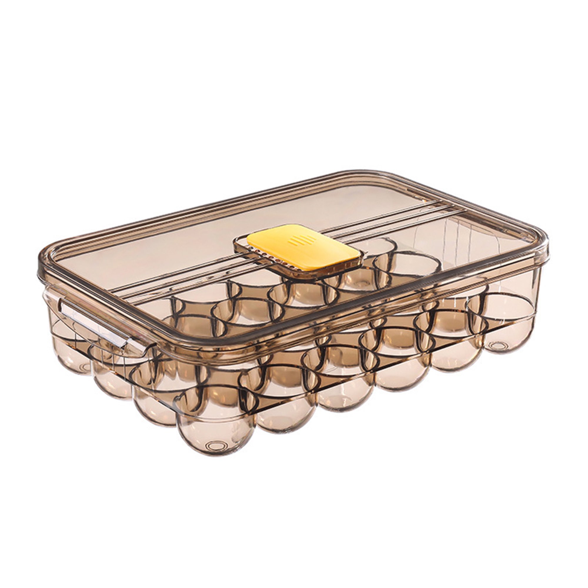 Batería de Cocina Contenedores Caja de almacenamiento de huevos nevera  organizador contenedor hogar cocina huevo caja fresca Tmvgtek Libre de BPA