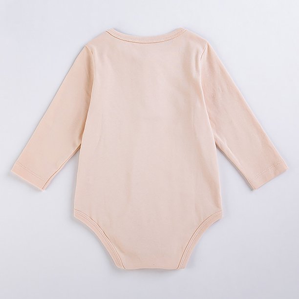 Gibobby Mamelucos para bebe niña Recién nacido bebé niños niñas manga larga  sólido otoño primavera ropa recién nacida(Rosa, 0-3 Meses)